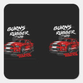 Ontwerp, druk af en personaliseer uw eigen vierkante sticker (Voorkant)