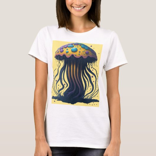 Ontwerp een etherisch T-shirt dat de gratie vastle (Voorkant)