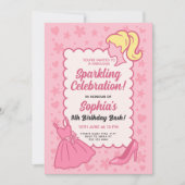 Ontwerp een glamoureuze sprankelende verjaardag kaart (Voorkant)