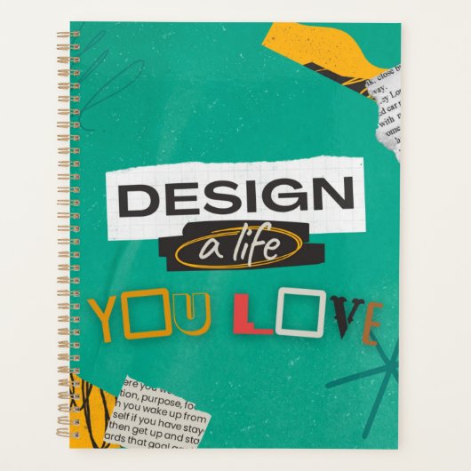 Ontwerp een leven dat je lief is planner (Voorkant)
