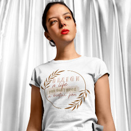 Ontwerp een leven dat u geen vakantie van t-shirt