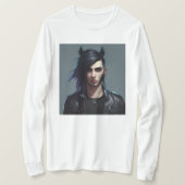 Ontwerp een op death metal geïnspireerde demon, me t-shirt (Design voorkant)