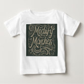 Ontwerp een T-shirt met de slogan "Modify Marches" (Voorkant)