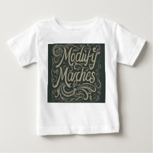 Ontwerp een T-shirt met de slogan "Modify Marches"