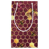 Ontwerp één van de Bee-reeks van Burgundy Klein Cadeauzakje (Voorkant)
