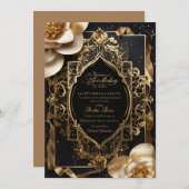 Ontwerp een verjaardagsuitnodiging kaart (Voorkant / Achterkant)