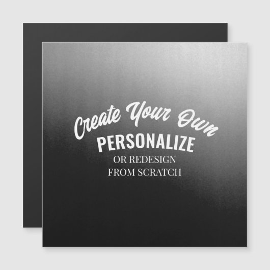 Ontwerp een volledig Gepersonaliseerd magnetische (Voorkant / Achterkant)