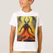 Ontwerp een woeste death metal beest dat tevoorsch t-shirt (Voorkant)