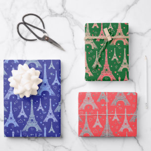 Ontwerp Eiffeltoren Parijs Inpakpapier Vel