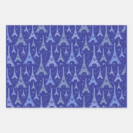 Ontwerp Eiffeltoren Parijs Inpakpapier Vel (Voorkant)