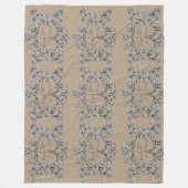 ontwerp Eiffeltoren: "Paris Je taime" Fleece Deken (Voorkant)