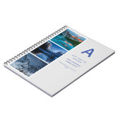 Ontwerp eigen Journal Gift met Initiaal voor tekst Notitieboek (Linkerzijde)