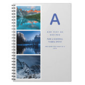 Ontwerp eigen Journal Gift met Initiaal voor tekst Notitieboek (Voorkant)