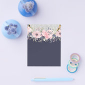 Ontwerp Eigen Mooie Meisjesachtige Roze Bloemen Br Flyer (Enkel)