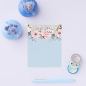 Ontwerp eigen mooie meisjesachtige roze bloemstati flyer (Enkel)