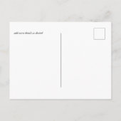 Ontwerp eigen save the date sjabloon voeg afbeeldi briefkaart (Achterkant)