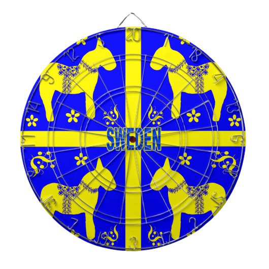 ontwerp - elementen van symzweden dartbord (Voorkant)