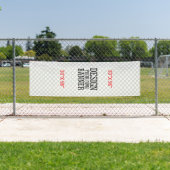 Ontwerp en Creëer Uw eigen 1 stap verticaal teken Spandoek (Insitu)