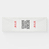 Ontwerp en Creëer Uw eigen 1 stap verticaal teken Spandoek (Horizontaal)