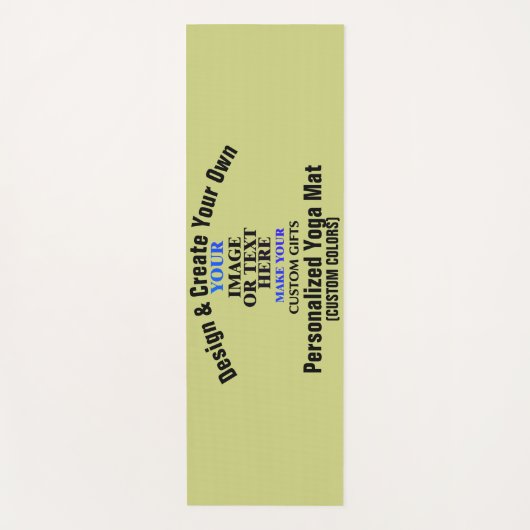 Ontwerp en Creëer uw eigen aangepaste versie op ma Yogamat (Voorkant)