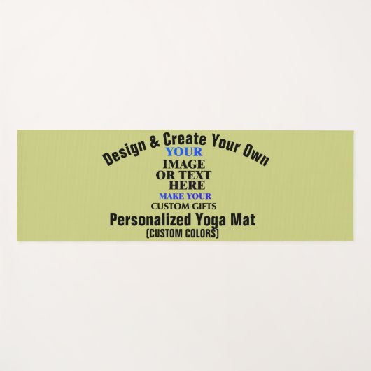 Ontwerp en Creëer uw eigen aangepaste versie op ma Yogamat (Voorkant (horizontaal))