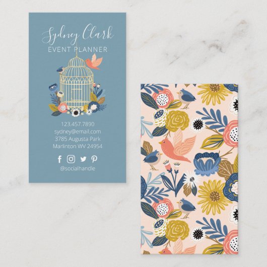  ontwerp en grafische draagtas visitekaartje (Voorkant / Achterkant)