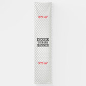 Ontwerp en maak uw eigen verticale display met één spandoek (Verticaal)