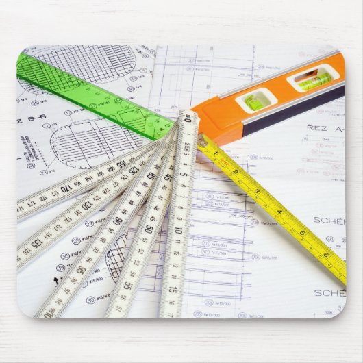 Ontwerp- en meetinstrumenten muismat (Voorkant)