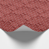 Ontwerp en patroon - rood cadeaupapier (Hoek)