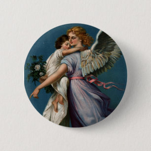  ontwerp-engel (1901) voor de vrede ronde button 5,7 cm