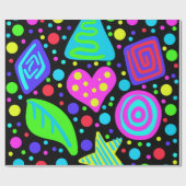 Ontwerp Epic Eighties Cadeaupapier (Vlak)