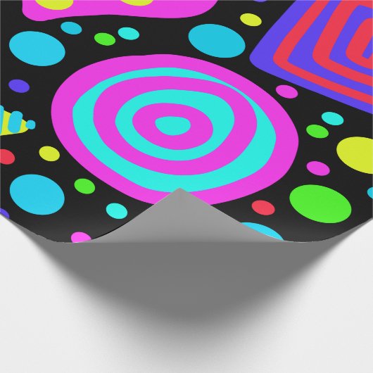 Ontwerp Epic Eighties Cadeaupapier (Hoek)