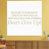 Ontwerp "Ervaringen met storingen" in Cute Artwork Canvas Afdruk (Insitu (Woonkamer))