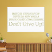 Ontwerp "Ervaringen met storingen" in Cute Artwork Canvas Afdruk (Insitu (Woonkamer))