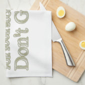 Ontwerp "Ervaringen met storingen" in Cute Artwork Theedoek (Quarter Fold)