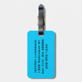 Ontwerp Fietsen Bagage Labels (Achterkant verticaal)