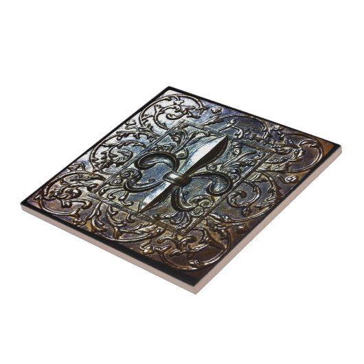 ONTWERP FLEUR DE LIS TEGELTJE (Zijkant)