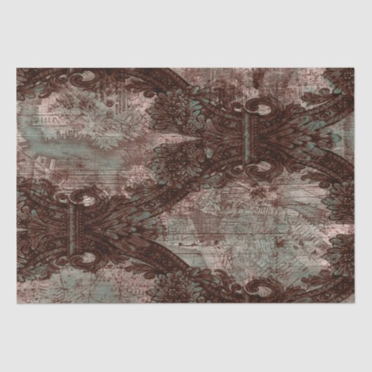 Ontwerp Gebruikend  Kaart van Boston van 1897 Tissuepapier (Voorkant)