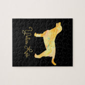 Ontwerp gele Waterverf Legpuzzel (Horizontaal)