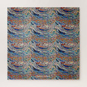 ONTWERP GLAS IN LOOD WAVES 2 LEGPUZZEL (Verticaal)