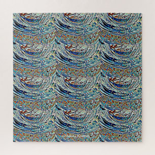 ONTWERP GLAS IN LOOD WAVES LEGPUZZEL
