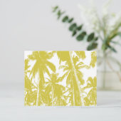 Ontwerp grafische handpalmen briefkaart (Staand voorkant)