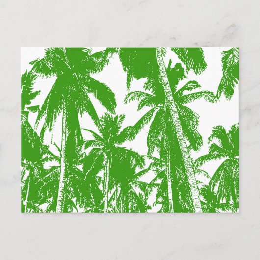 Ontwerp grafische handpalmen briefkaart (Voorkant)