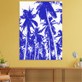 Ontwerp grafische handpalmen canvas afdruk (Insitu (Woonkamer))