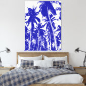 Ontwerp grafische handpalmen canvas afdruk (Insitu (Slaapkamer))