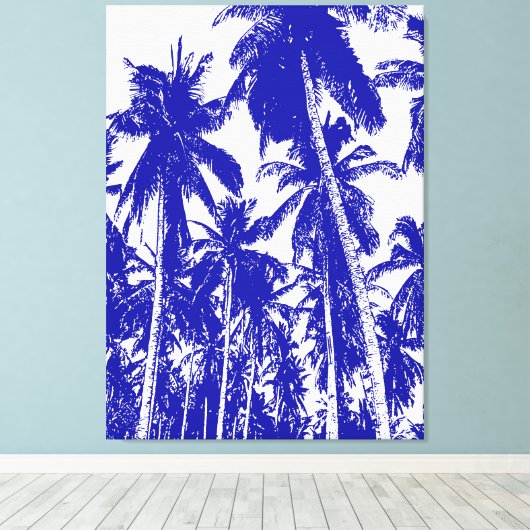 Ontwerp grafische handpalmen canvas afdruk (Insitu (Houten vloer))