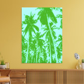 Ontwerp grafische handpalmen canvas afdruk (Insitu (Woonkamer))