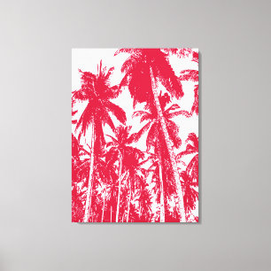 Ontwerp grafische handpalmen canvas afdruk