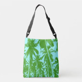 Ontwerp grafische handpalmen crossbody tas (Achterkant)