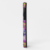 Ontwerp groene, paarse textuur aquarel Case-Mate iPhone case (Achterkant/links)